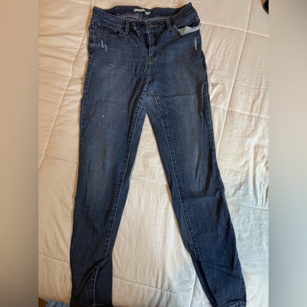Levi's Dark Blue Skinny Jeans for Women